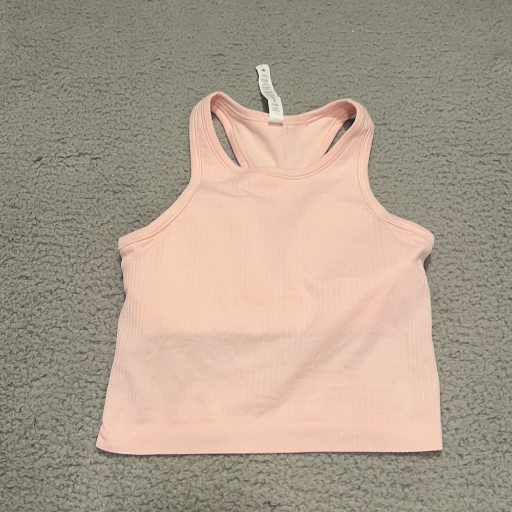 Lululemon Ebb To Street Racerback Crop Tank
Pink Mist size 4